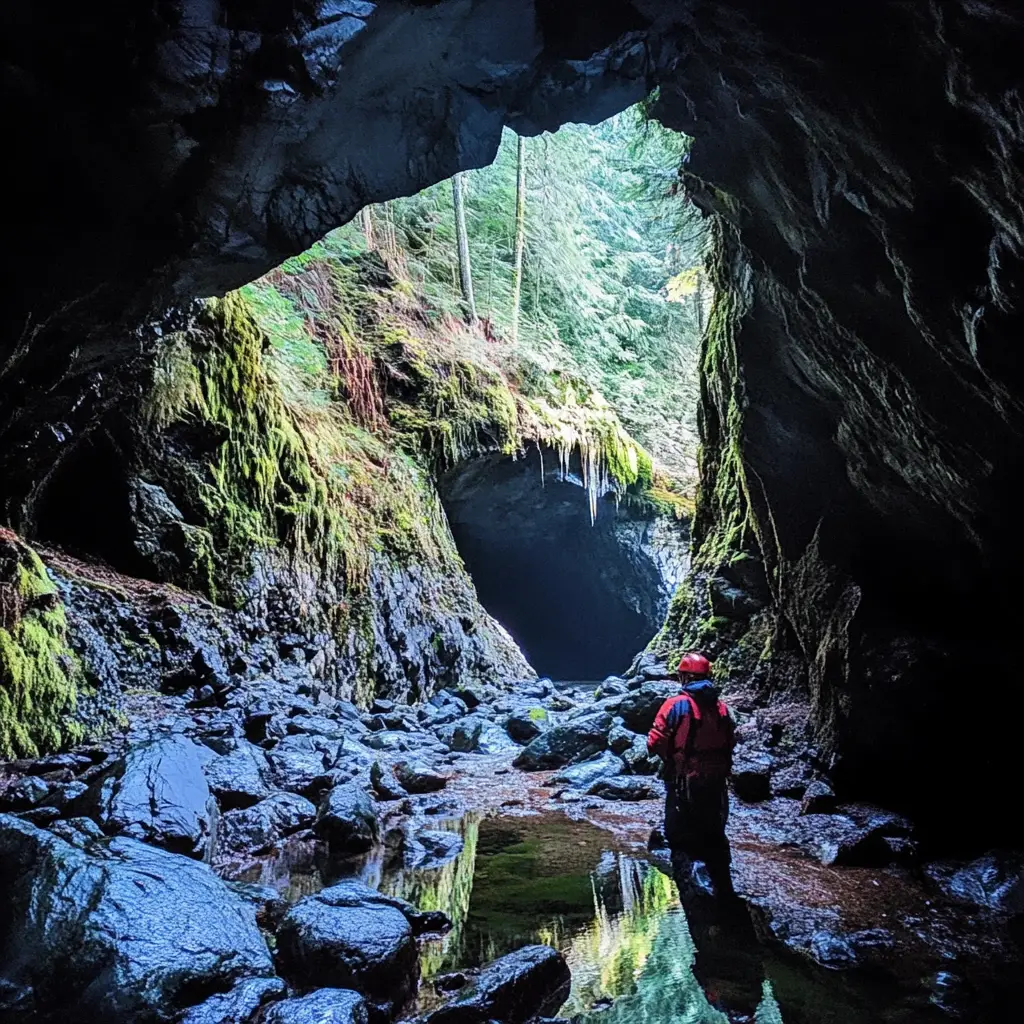 Raging River Cave, Vancouver Island